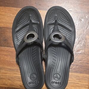 Black Crocs Sandals